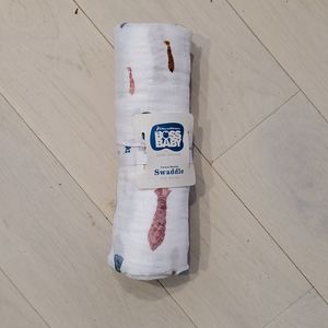 Baby swaddle with ties